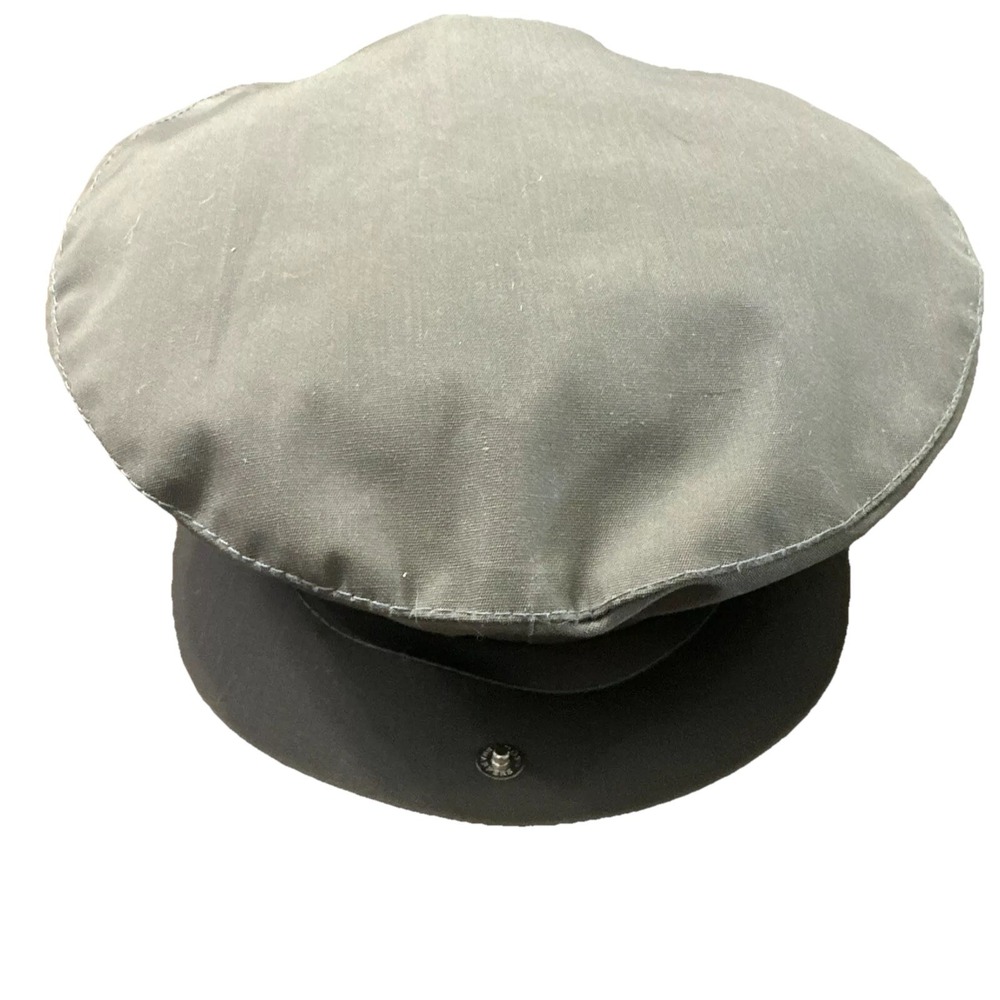 Vintage Bianchi Cappelli Newsboy Hat Gray Newspaper Cap Snap Front XL‎ 7 1/2